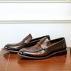 Мужские кожаные лоферы Desai в стиле business casual - Дышащая коровья кожа с мягкой подошвой