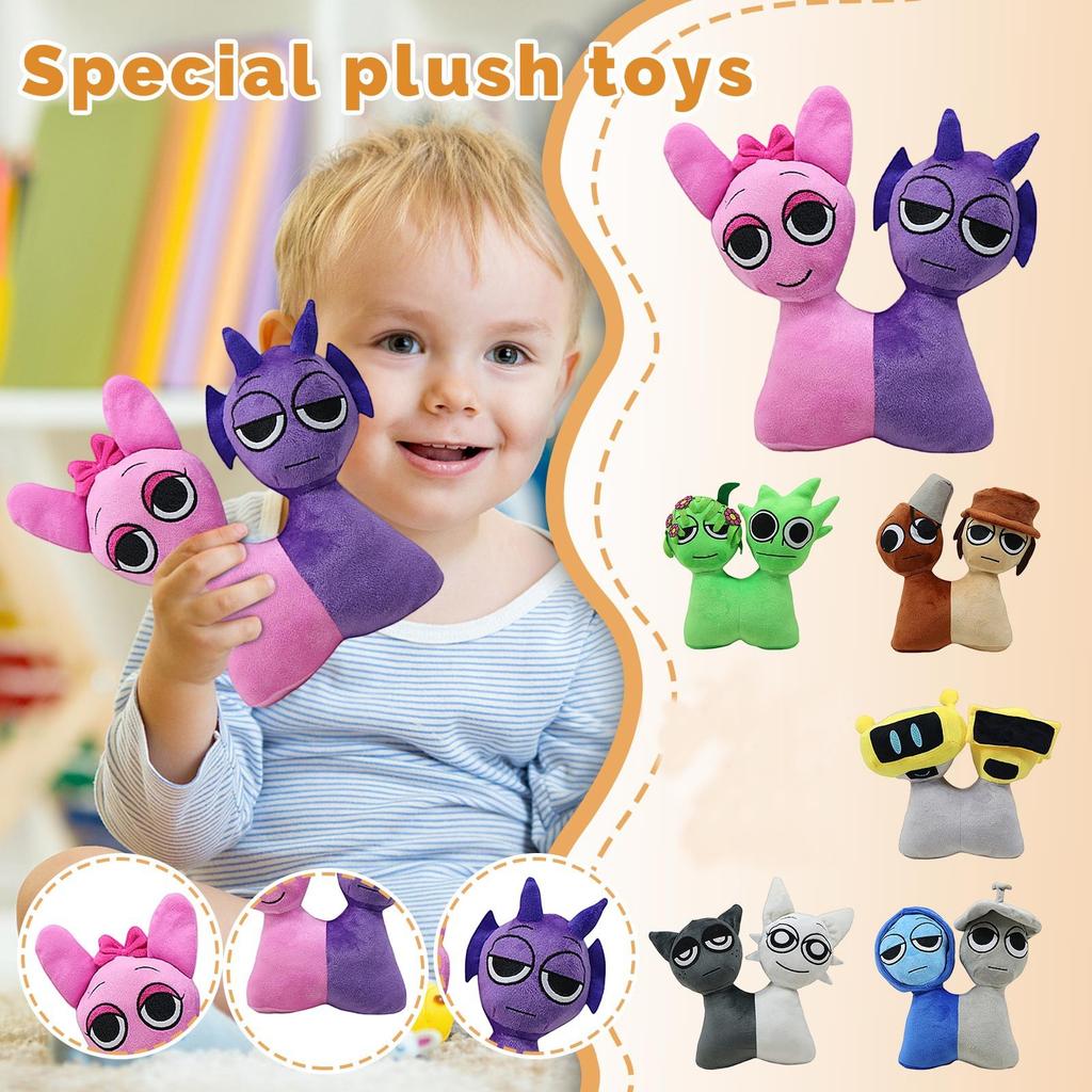 Cute Plush Doll Toy Gift Cartoon  Children's Rag Doll Doll