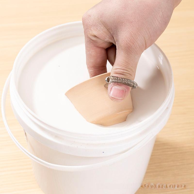 Инструмент для нанесения глазури из нержавеющей стали с упором для пальца, металлический керамический аксессуар для окунания и покрытия, ручное управление без подзарядки