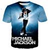 Michael Jackson Printed 3D T-shirt Unisex Summer Casual Streetwear