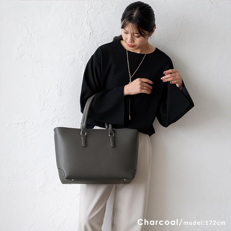 [VITAFELICE] Женская двусторонняя сумка-тоут Vita Felice Square sib-20059p (древесный уголь)