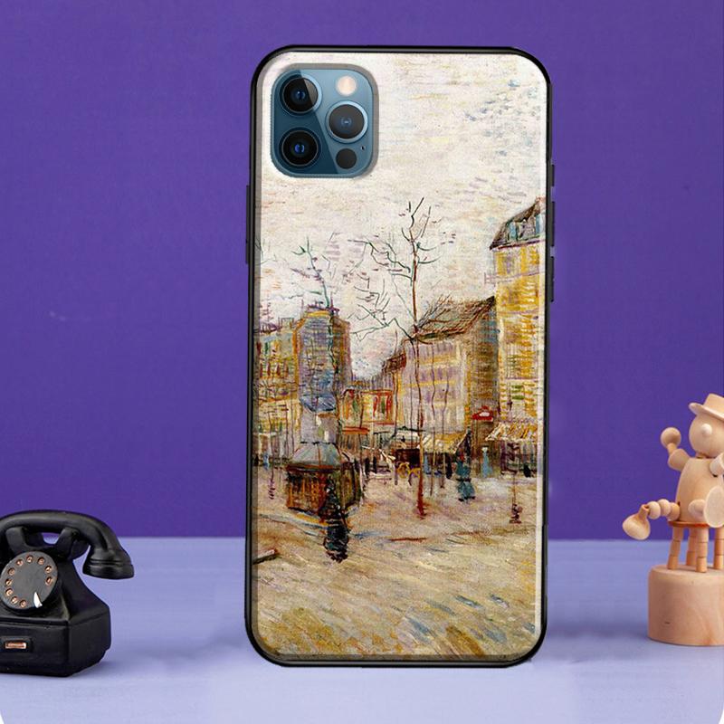 Чехол с масляной живописью Ван Гога для iPhone 11 14 Pro Max SE 2020 XR X XS Max 6S 7 8 Plus, чехол для iPhone 12 13 mini