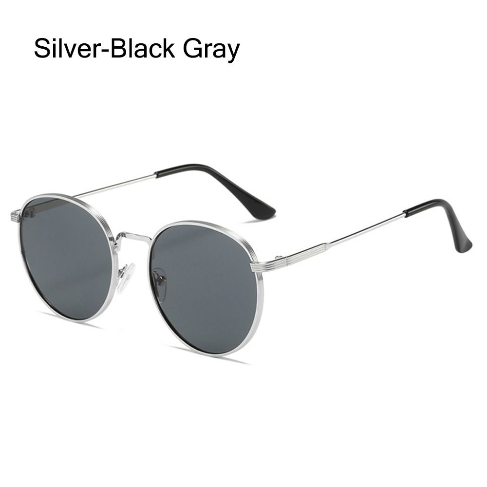 Vintage Metal Frame Sun Glasses UV Protection Hippie Glasses Trendy Round Sunglasses  for Women Men