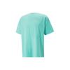 Футболка X Melo Boxy Tee, однотонная, с круглым вырезом, повседневная, с коротким рукавом, мужские топы, светло-зеленый 621703-01