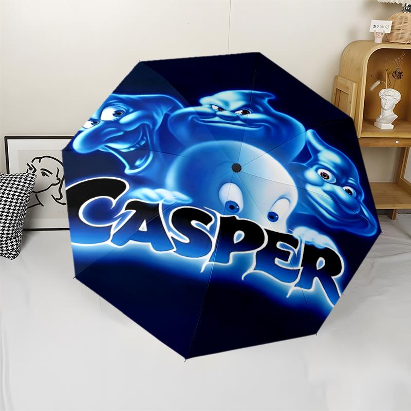 1pc Casper Umbrella, Sun Protection, And UV Shielding. It Has Eight Sturdy Ribs for Outdoor Use And Perfect As a Holiday Gift