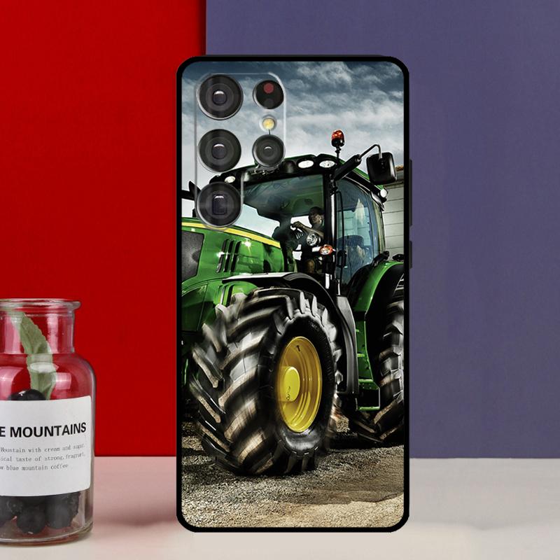 Фермерский трактор Чехол для Samsung Galaxy S25 Ultra S9 S10 S20 FE S21 S22 S23 Plus S24 Ultra