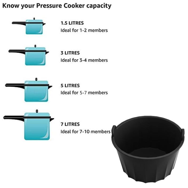 Slow Cookers Liners Dishwasher Safe Cooking Liners Reusable & Leakproof Silicone Insert for 5-6QT Crockpot BPA Free