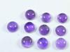 31Cts. Натуральный аметист круглый кристалл кабошон драгоценный камень 10 шт. лот 9X9MM RQ-1823