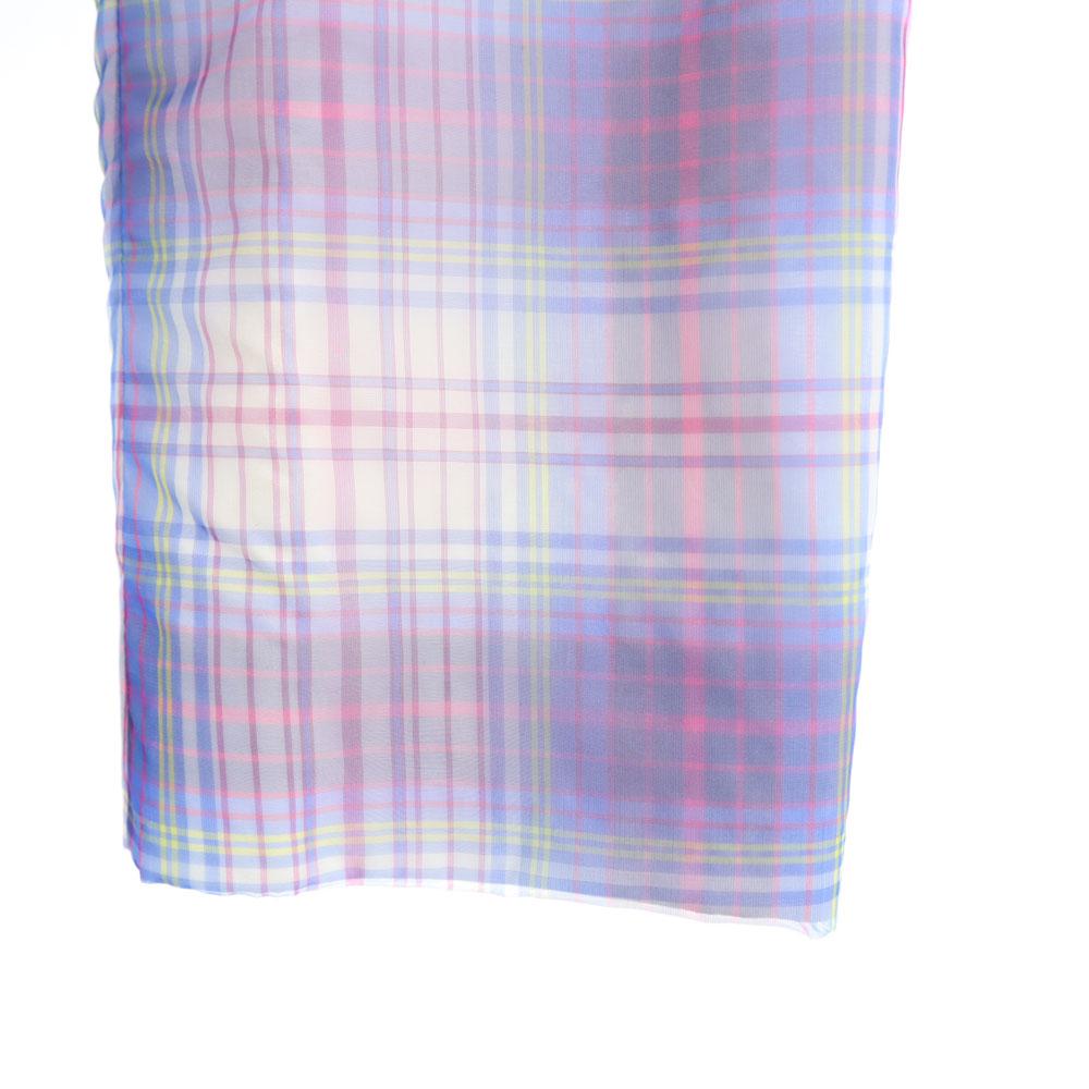 Неношеный JIL SANDER сделано в Италии Клетчатый приталенный пиджак 36 Фиолетовый Женский Б/У