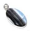 Owhyee Opal Gemstone Handmade 925 Sterling Silver Jewelry Pendant 2.56" A7h23