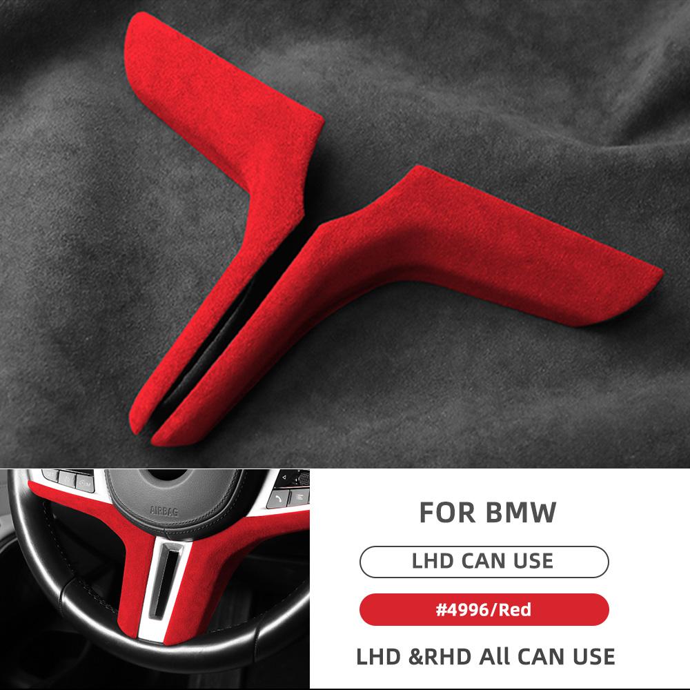 Steering Wheel Cover Trim for BMW 3 5 Series X3 X4 X5 Z4 F40 G20 G28 G30 G32 G38 G01 G02 G05 G11 G12