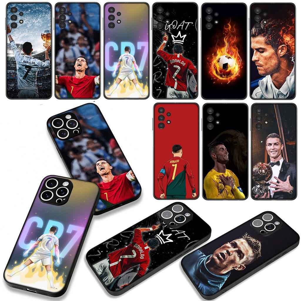 Soccer King CR7S No 7 Football No7 Phone Cover for Apple iPhone 16 15 14 Plus 13 12 Mini 17 Pro Max + ProMax 16E Air Case