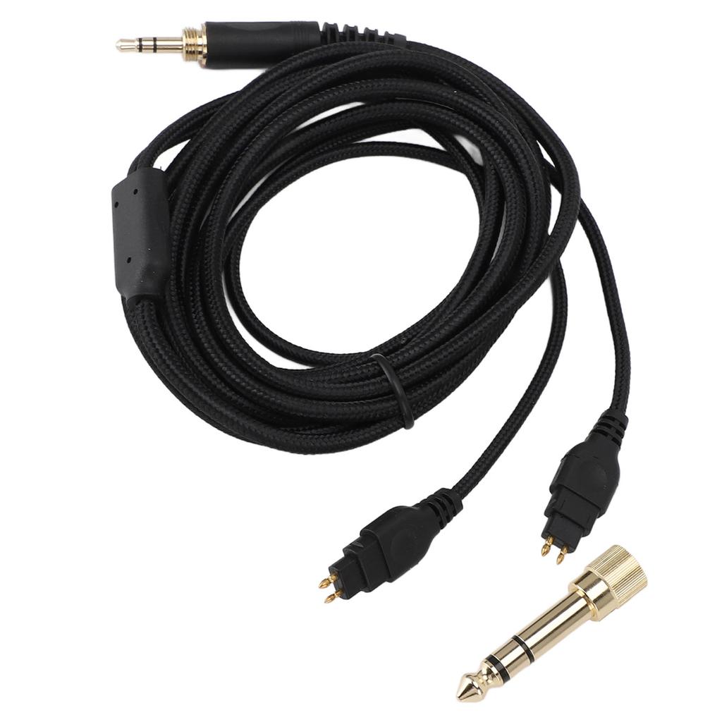 3.5mm Headphone Cable 6.56FT PVC Headphone Replacement Cable with 6.35mm To 3.5mm Adapter for HD580 