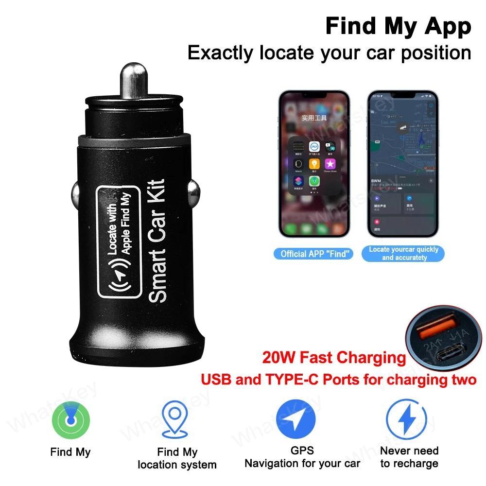 2-в-1 мини-автомобильный трекер и автомобильное зарядное устройство двойного назначения, отслеживание в реальном времени, защита от кражи, защита от потери GPS-локатор