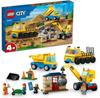 LEGO City 60391 Trucks and Crane with Demolition Ball