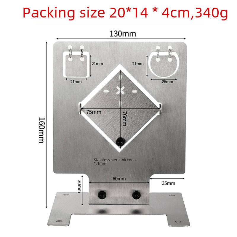 Stainless Steel Rotating Shooting Target with Automatic Reset for CS Training