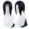 Anime Uchiha Itachi Cosplay Wig Itachi Uchiha Long Straight Black Heat Resistant Synthetic Hair Cosplay Wigs