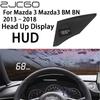 ZJCGO Auto HUD Display Car Projector Alarm Head Up Display Speedometer Windshield for Mazda 3 Mazda3 BM BN 2013~2018