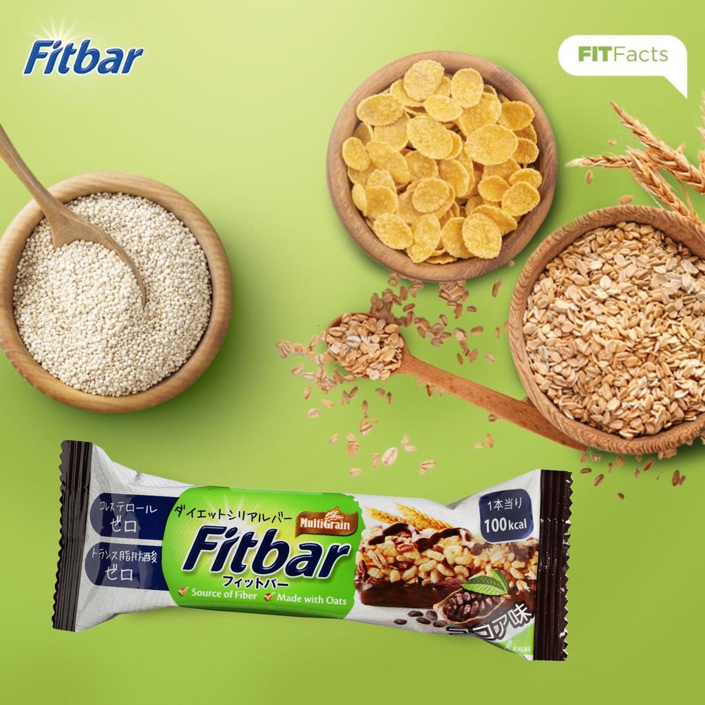 Fitbar диетический злаковый батончик какао (12 штук, ароматизатор)