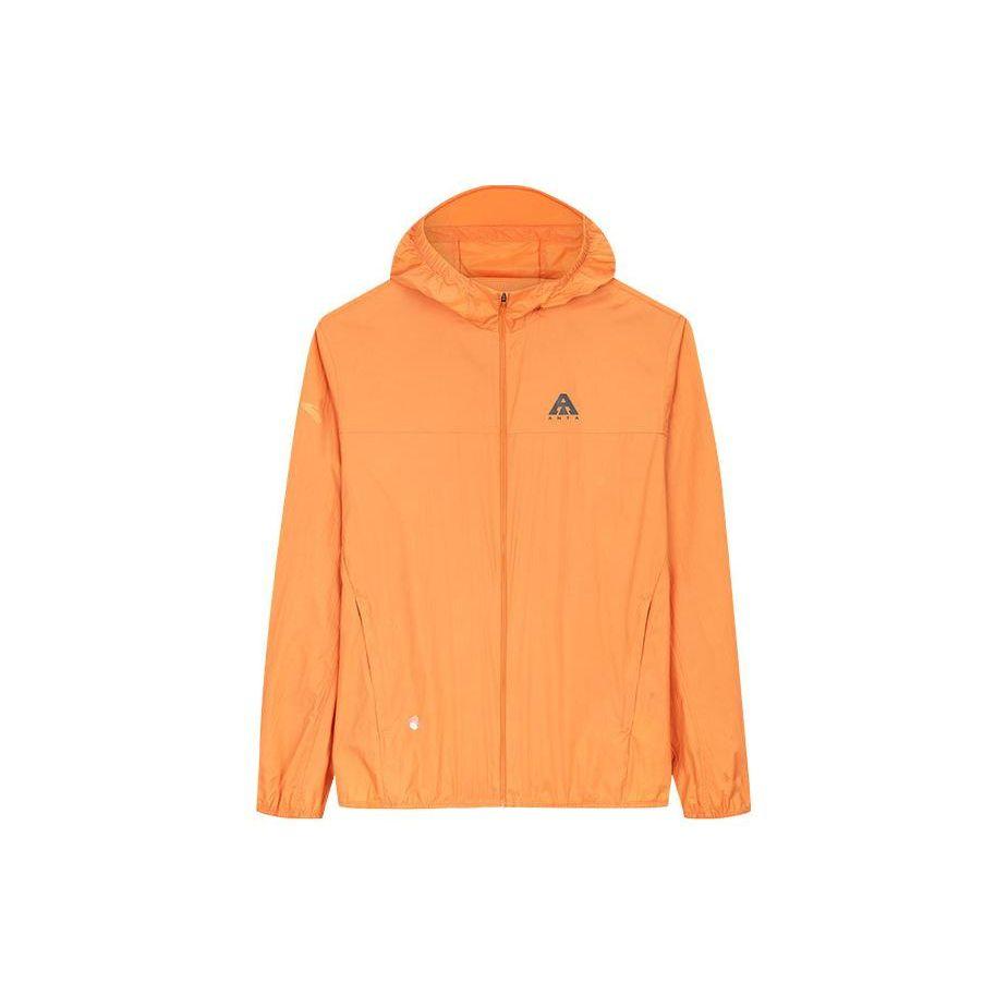 Anta Training Series Lightweight Shell Sun Protection Jacket Earth Shell Outdoor Water-Resistant UV Protection Jacket Men Jacket Yellow 952427602-3