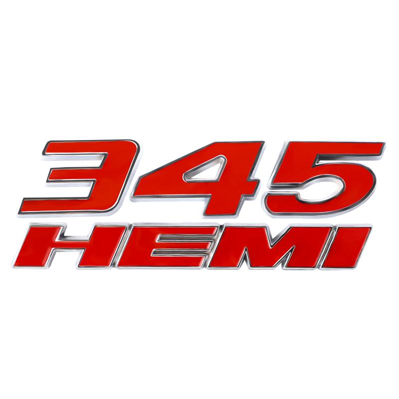 1 шт. 3D металлические наклейки багажник автомобиля 345 392 эмблема HEMI для Dodge Challenger Ram Charger Caliber Journey Caravan Chrysler Dart