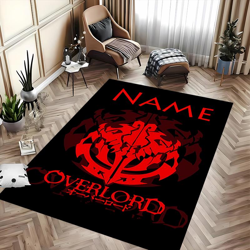 Custom personalization Overlord Area Rug - Perfect For Kitchen, Bathroom,Laundry Room Decor Large Size Available,Gift All Seasons