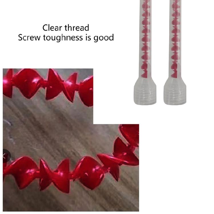 20 шт. Насадка для статического смешивания Смесительная трубка Эпоксидная смола Клей Миксер Смесительная насадка Замена для инъекционных картриджей