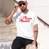 Featuring A Pizza Planet Design Red Checkered Pattern With A Rocketshaped Pizza Slice Logo 2026 Unisex And Unisex Casual Tshirt