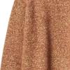 Uniqlo Коллаборация Jw Anderson Осень/Зима 23 Круглый вырез Пуловер Меланж Длинный рукав Вязаный свитер Унисекс свитер Коричневый 461070-26