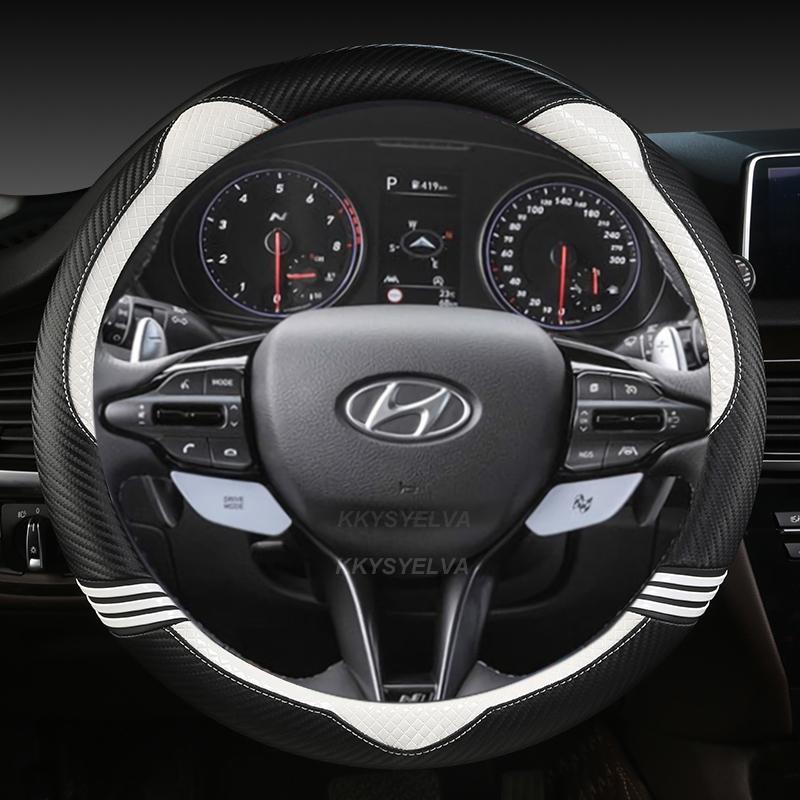 Чехол на руль автомобиля для Hyundai i40 i30 i20 i10 ix35 ix25 Tucson Accent Elantra Santa Fe Creta Solaris Kona Автоаксессуар