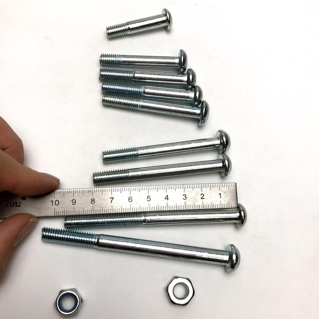 Fitness Equipment M8 Bolts Kit: Armrest, Panel, Seat, Leg & Connection Screws