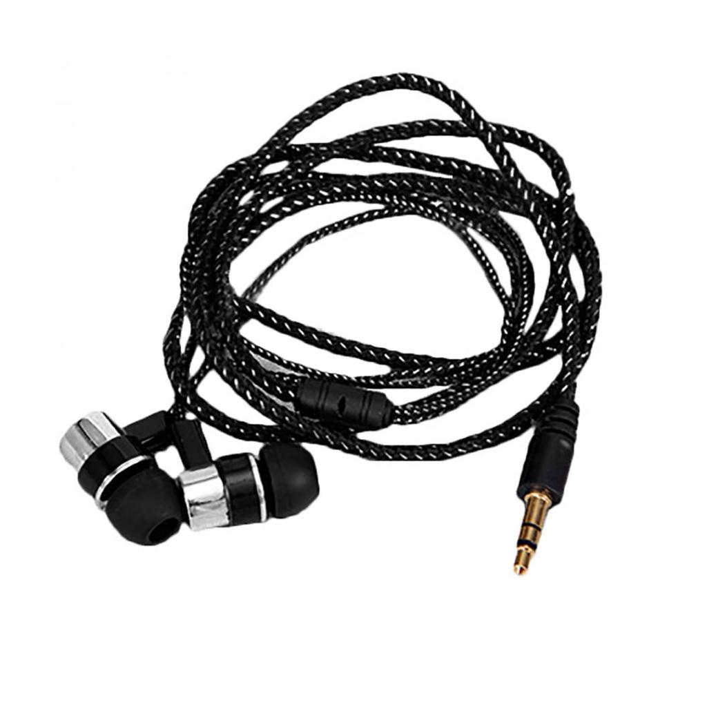 Bass Stereo In-Ear Earphone Wired Headphone Earbud Metal Headset for Phone PC