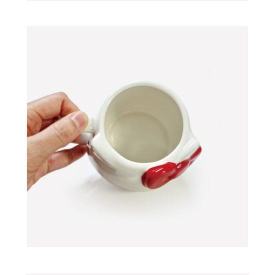 Sanrio Face Mug 390ml CHMGD4, White Hello Kitty, 1 Piece, a Popular Character In Korea