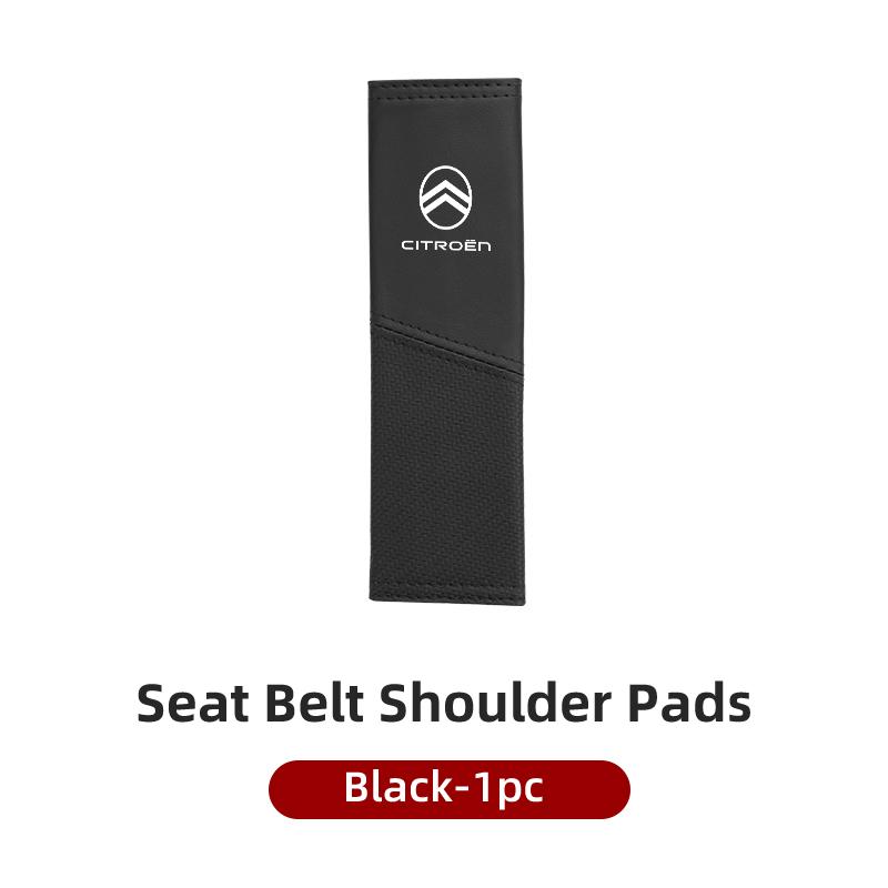 Car Seat Belt Cover Safety Belt Two-colour Splicing Shoulder Protection Pads For Citroen C4 C3 C5 C1 C-Elysee Berlingo Picasso
