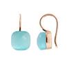 Earrings - LOVA LOLA VAN DER KEEN - Turquoise - 925 Sterling Silver - Rose Gold - Women