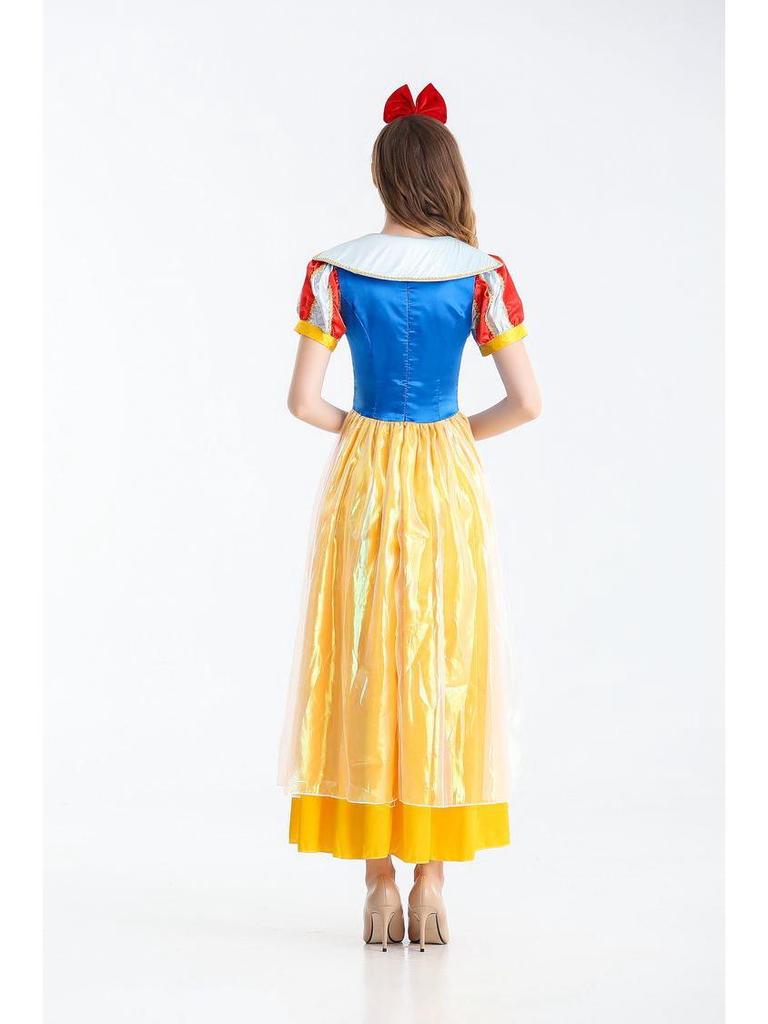 Европейский и американский костюм для косплея на Хэллоуин, платье Белоснежки из сказки