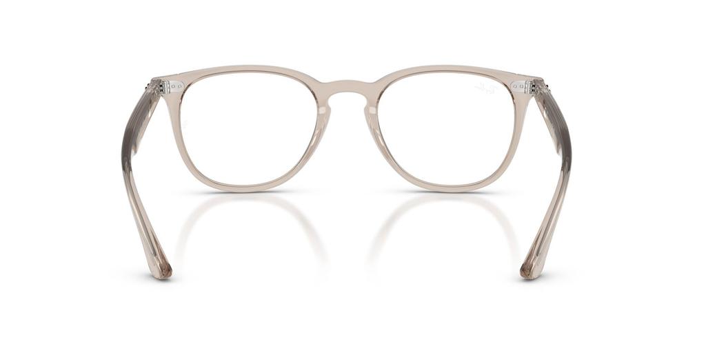 Солнцезащитные очки прозрачные 52 мм линза 0RX7159F оправа Ray-Ban, унисекс, бежевый, ширина,