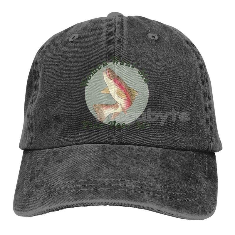 Женская бейсболка Want Me Fish Fear Me Washed, кепка Trucker Hat для взрослых, унисекс, регулируемая, для папы, летняя, дышащая, эластичная