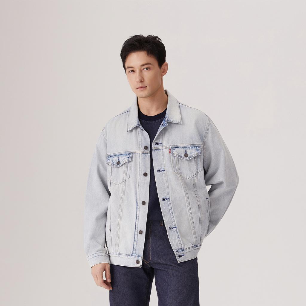 Levi's Джинсовая куртка мужская светло-синяя A5782-0051