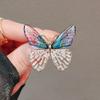 Simple Butterfly Brooch High-end Elegant and Feminine Niche Design Pin Suit