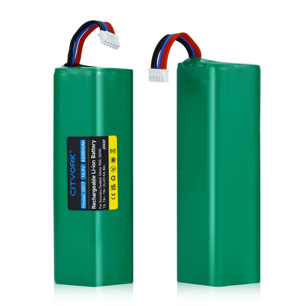 14,4 В робот-пылесос, сменные батареи для Ecovacs Deebot X1 Ozmo T5 T8 T9 950 DX9 DX 93 DX96 DLX 11-54