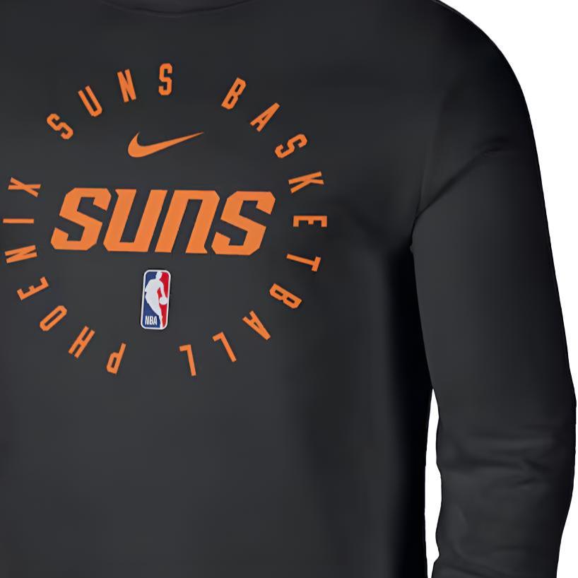 Nike Мужская футболка с длинным рукавом и круглым вырезом для тренировок NBA Phoenix Suns Сезон 2024/25 Legend Court HF1513-010
