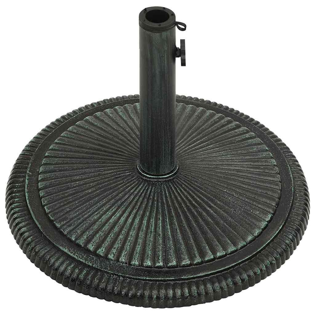 Vidaxl Podstawa Pod Parasol, Zielona, 45X45X30 Cm, Żeliwo