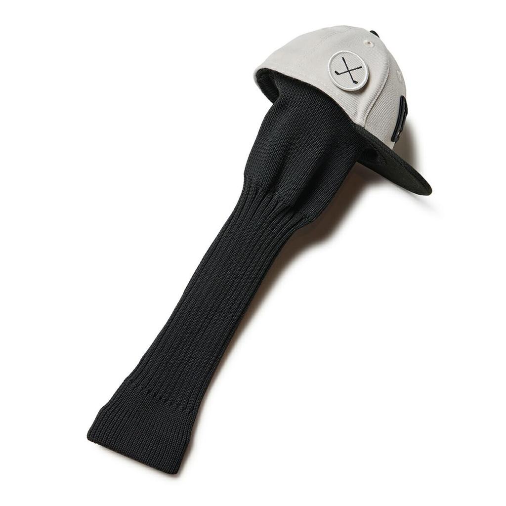 Чехол для гольфа с логотипом-флагом для фервея из дерева ОДИН РАЗМЕР GF FW COVER FLAG STN BLK [New Era] Хром/черный