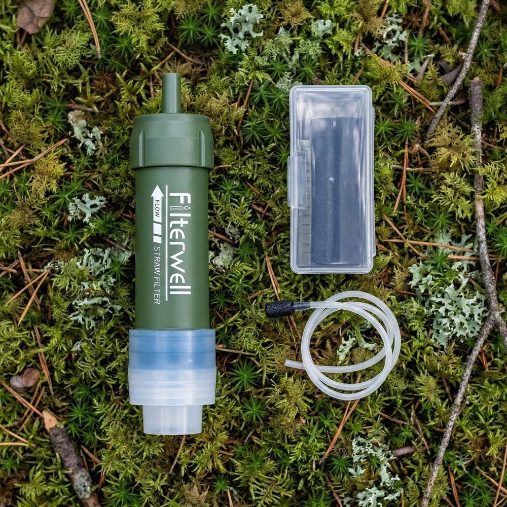 Mini Purification Water Filter Straw Drinking Water Filtering Straw Mountain Climbing