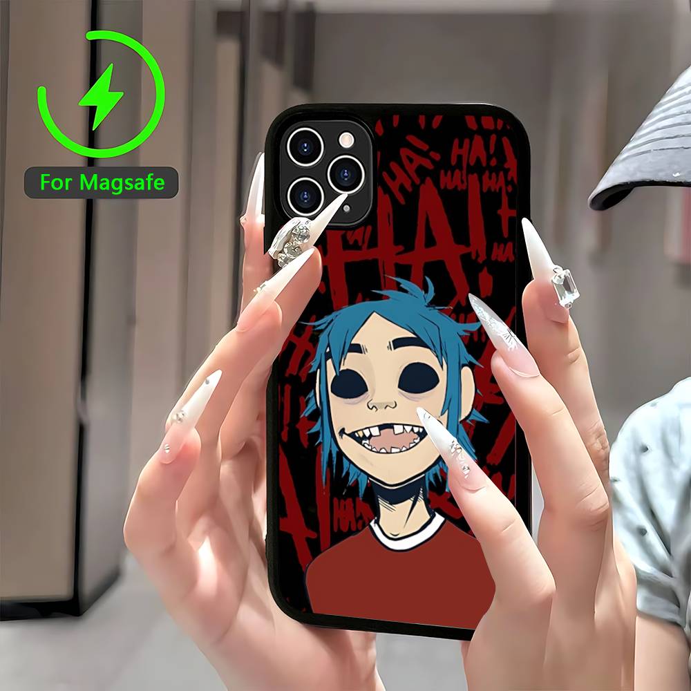 Art Pop Band G-gorillazS Music For Magsafe Magnetic Phone Case For IPhone 17 16 Pro Max 15 Plus 14 13 12 11 Cover