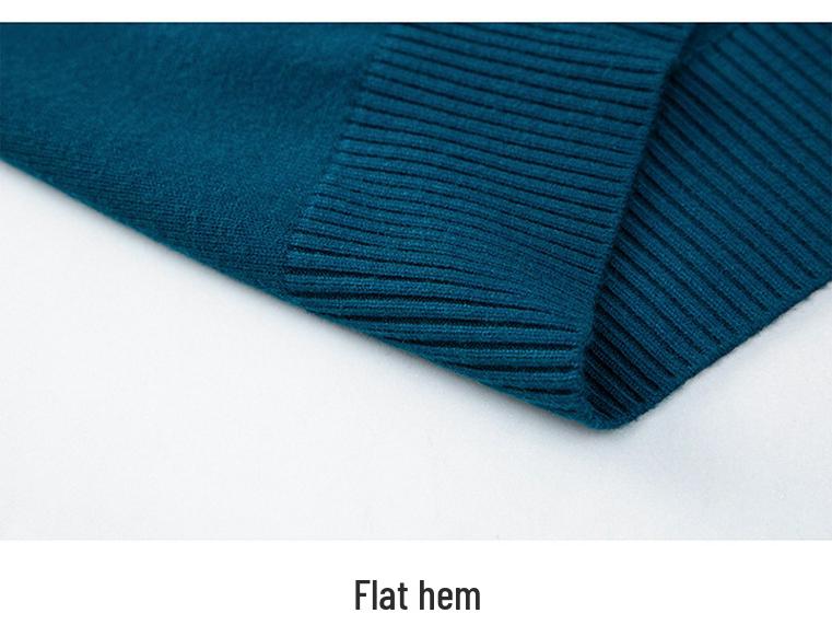 Мужской вязаный свитер с высоким воротником - Теплый однотонный пуловер для мужчин среднего и молодого возраста