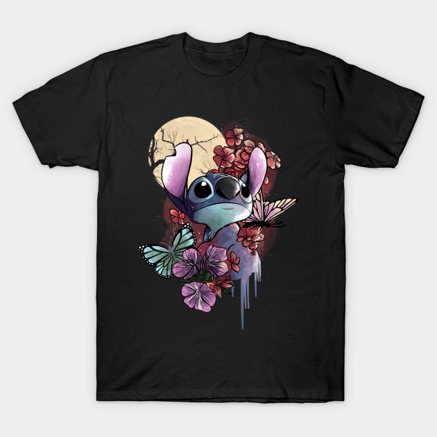 Asian Size Men Print T-shirt Moonlight Stitch No-Cut Heat Transfer Print Cotton Tshirt