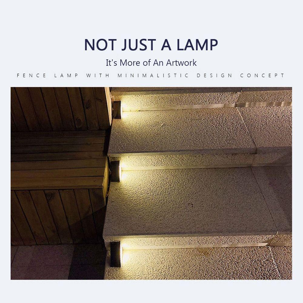Triangle Solar Step Lamp Warm Light Outdoor Floor Light High Quality Stair Light Porch Terrace