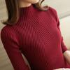 Fashion Women Sweaters Pullover Autumn Winter Turtleneck Sweater Female Solid Ofifce Lady Long Sleeve Sweaters Tops